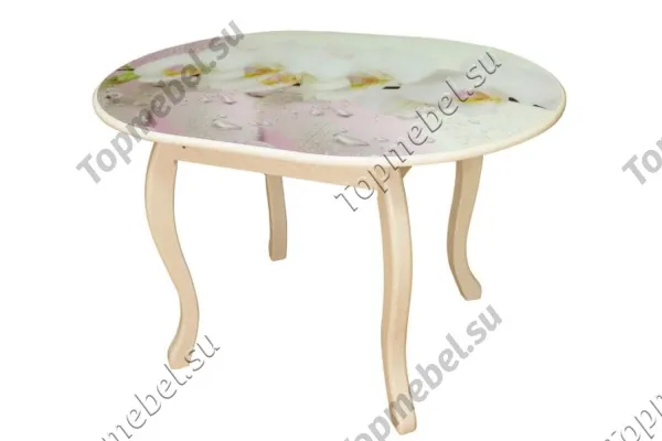 Стол овальный с фотопечатью Альмерия М60 - Столы