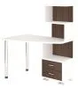 Компьютерный стол СКМ-60 - корпус белый жемчуг, фасады шамони