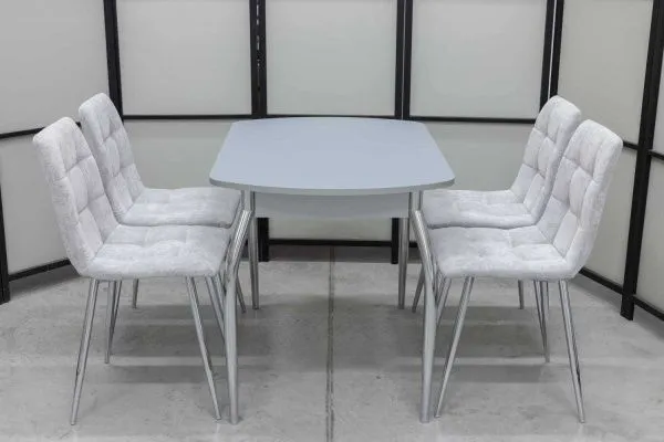 Обеденная группа Гала Кватро (серый) - Обеденные группы