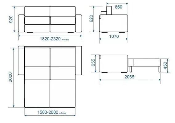 Диван-кровать Сидни ДАБЛ. Фотографии