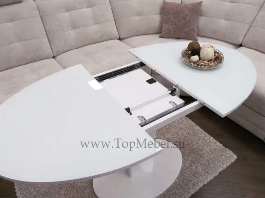 Стол раскладной В2332-1 белый - Столы