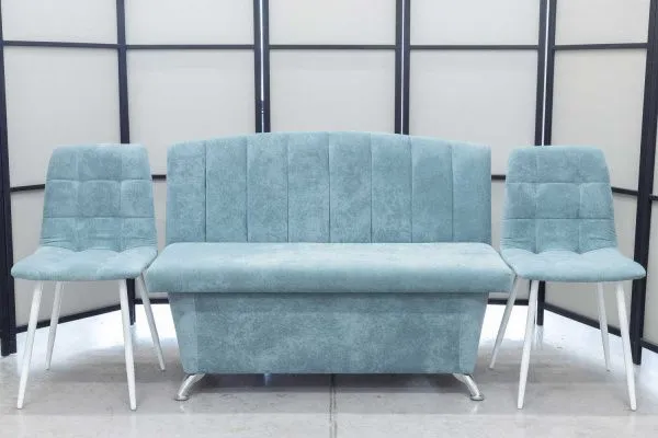 Диван, 2 стула (серия Альт ментол) - Кухонные наборы