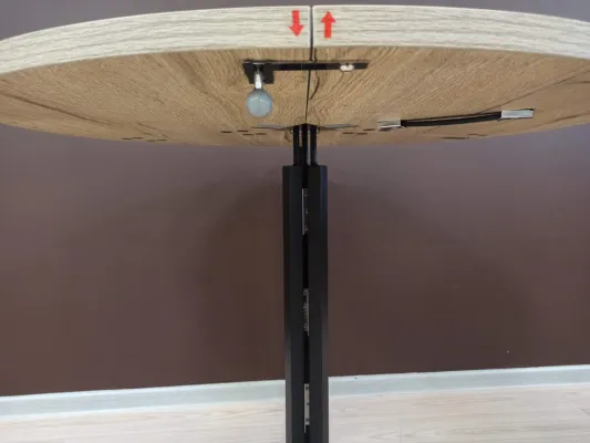 Стол трансформер В2389 Дуб галифакс - Столы-трансформеры