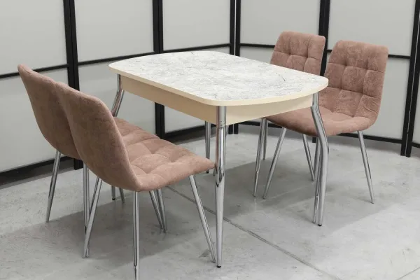 Обеденная группа Милт Кватро мокка - Обеденные группы