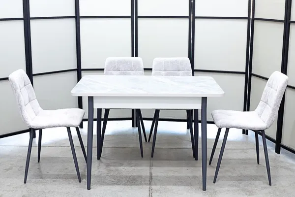 Обеденная группа (стол Ост и 4 стула Тетра) - Обеденные группы