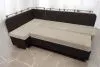 Кухонный угловой диван Лана-4 с подушками и спальным местом - Кухонные диваны