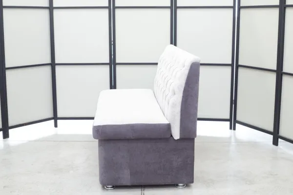 Кухонный прямой диван Монро с ящиком (антивандальный) - Кухонные диваны