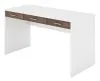 Компьютерный стол СП-82С - корпус белый жемчуг, фасады шамони