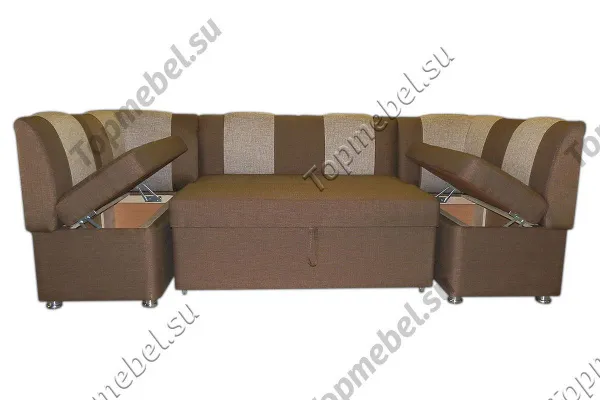 Кухонный П-образный диван Арго со спальным местом - Кухонные диваны