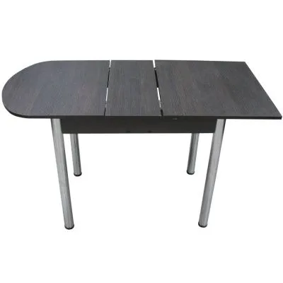 Стол Пристенный Венге на хромированных ножках - Столы