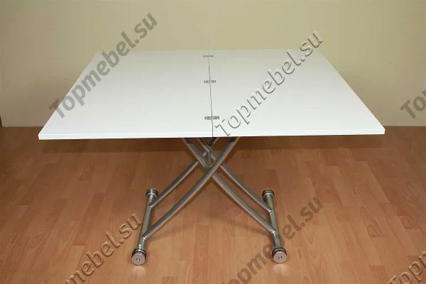 Стол трансформер Анжер В2219-S-1 Беленый дуб - Столы-трансформеры