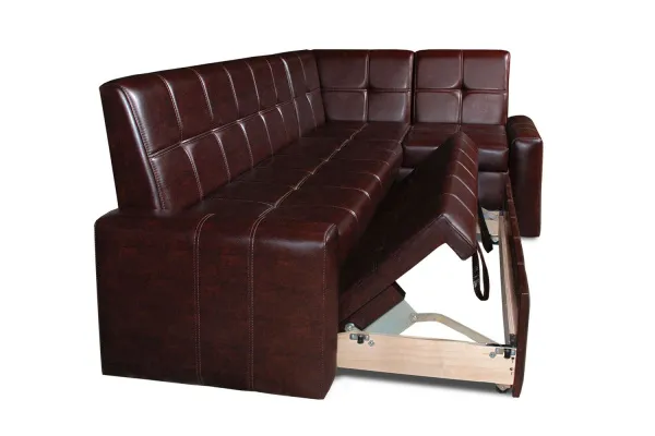 Кухонный угловой диван Йоркер Люкс со спальным местом - Кухонные диваны