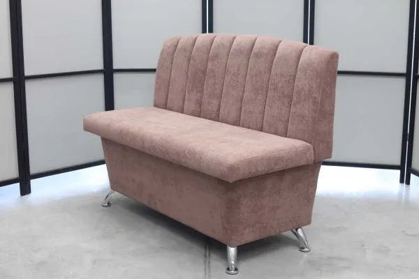 Кухонный прямой диван Альт с ящиком (антивандальный моккa) - Кухонные диваны