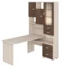 Компьютерный стол СР-620-160 - корпус карамель, фасады шамони, столешница карамель