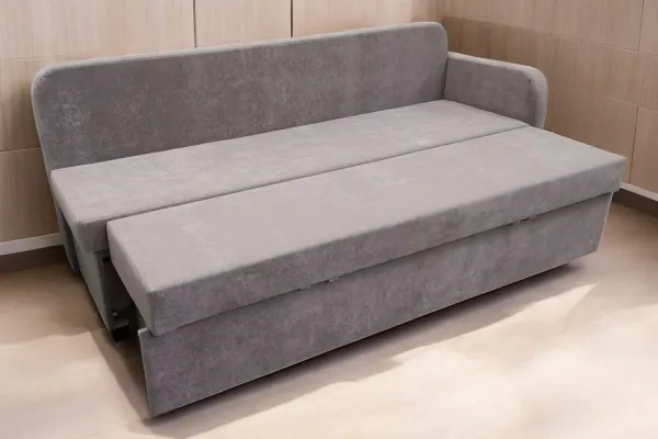 Кухонный прямой диван Лана-4 со спальным местом и подлокотником - Кухонные диваны