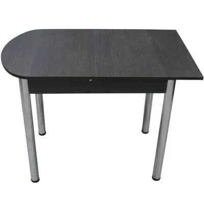 Стол Пристенный Венге на хромированных ножках - Столы