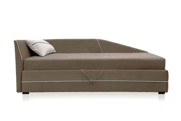 Тахта Шер бежевая левый угол. Фотографии