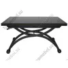 Стол трансформер B2323-2 Черное стекло (черный механизм)