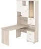 Компьютерный стол СР-620-140 - корпус карамель, фасады белый жемчуг, столешница карамель