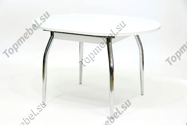 Стеклянный круглый раскладной стол Гала-3 (Портофино Мини) - Столы