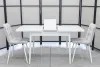 Обеденная группа (стол Ост белый и 2 стула Тетра) - Обеденные группыССС