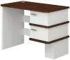 Компьютерный стол СД-15С - корпус белый жемчуг, полки венге