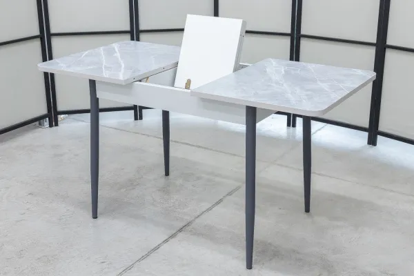 Стол обеденный раздвижной Ост (HPL-пластик 90х60) - Кухонные столы