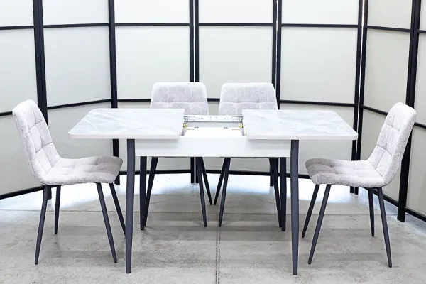 Обеденная группа (стол Ост и 4 стула Тетра) - Обеденные группы