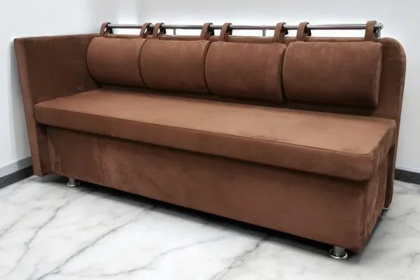 Кухонный диван полуугол Лана-4 с подушками и ящиком - Кухонные диваны