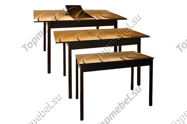 Стол со стеклянным вкладышем и фотопечатью Бристоль М80 - Столы