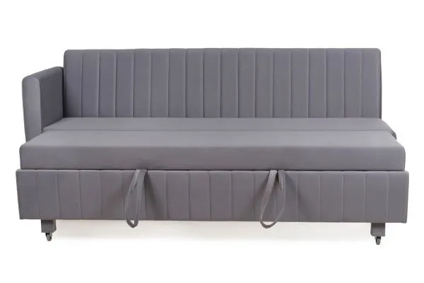 Кухонный прямой диван Веленг со спальным местом (высокий подлокотник) - Кухонные диваны