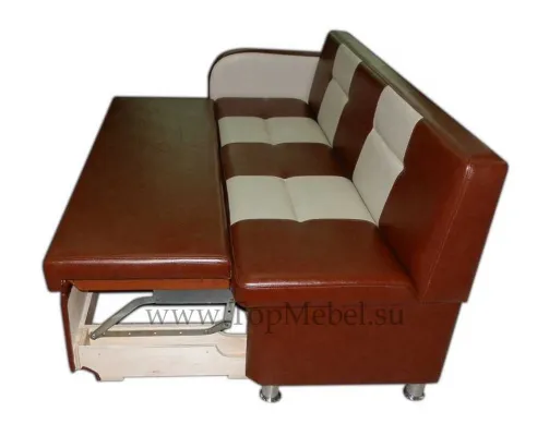 Кухонный прямой диван Мастер-2 со спальным местом (любой размер под заказ) - Кухонные диваны