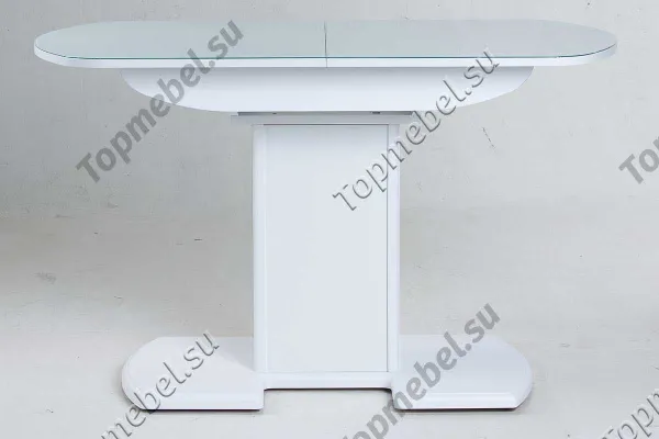 Стеклянный раскладной стол Гала - 20 с центральной ножкой (70х110) - Столы