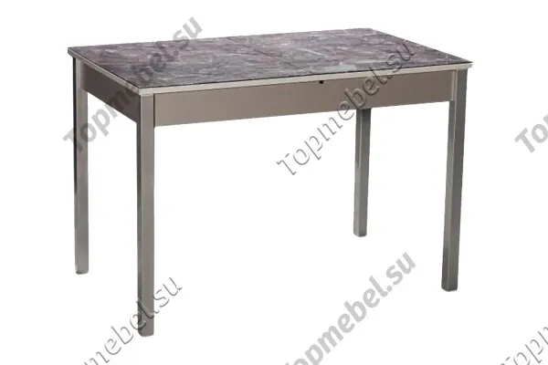 Стол со стеклянным вкладышем и фотопечатью Бристоль М80 - Столы