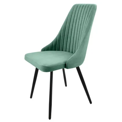 Стул Верона Эмаль черная (велюр Catania) - Стулья для кухни