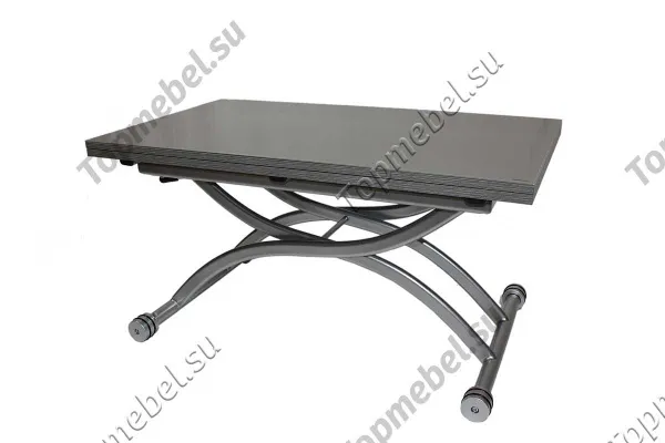 Стол трансформер B2323-2 Серое стекло - Столы