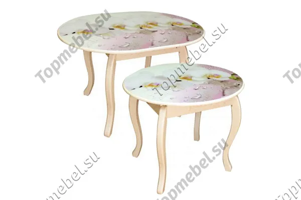 Стол овальный с фотопечатью Альмерия М60 - Столы