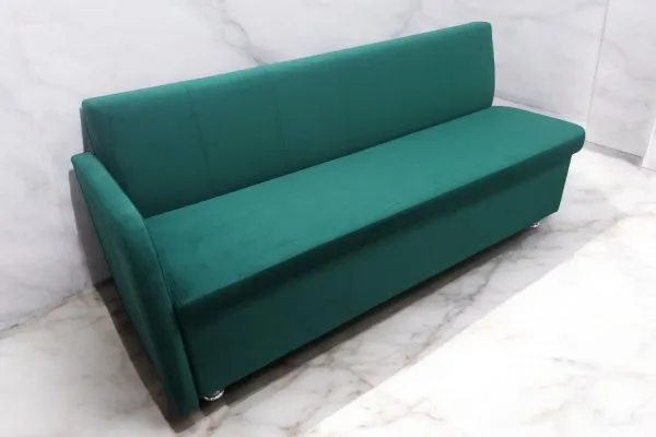 Кухонный прямой диван Таон-2 с ящиком и подлокотником - Кухонные диваны