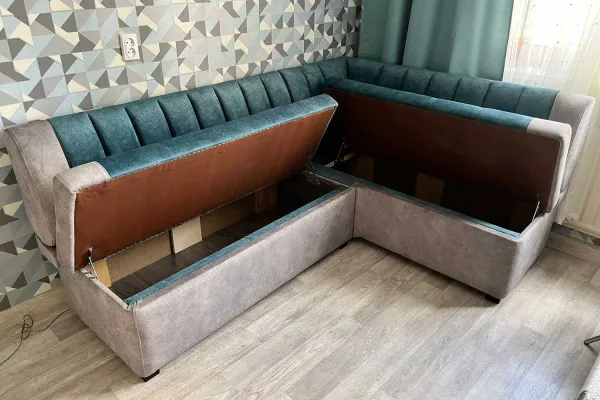 Кухонный угловой диван Алюр с ящиками - Кухонные диваны