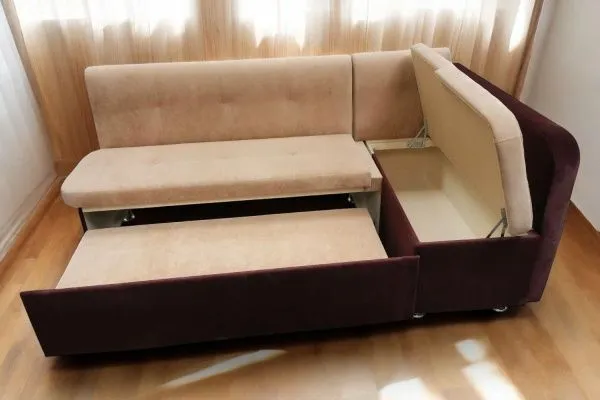 Кухонный угловой диван Таон-3 со спальным местом - Кухонные диваны