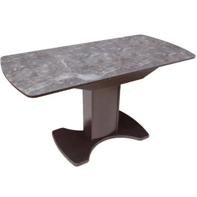 Стол Орион М72 на 1 ножке со стеклянной вставкой - Столы