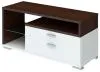 TV-тумба ТК-10М - корпус венге, фасады белый жемчуг