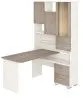Компьютерный стол СР-620-140 - корпус белый жемчуг, фасады нельсон, столешница нельсон