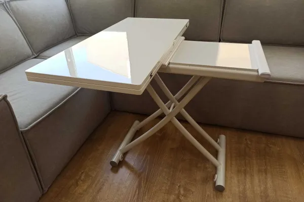 Стол трансформер B2495 Белый лак - Столы