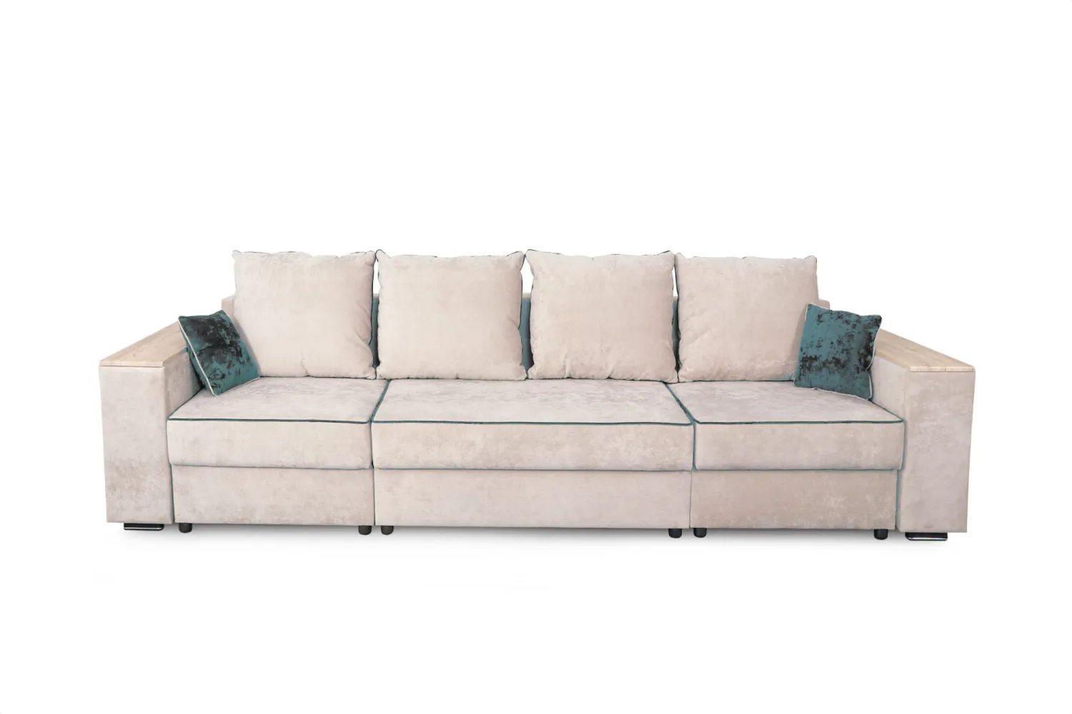 Диван-кровать "Бостон 2400" с функциональными подлокотниками СТАНДАРТ Вариант 2