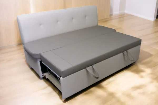 Кухонный прямой диван Таон-3 со спальным местом - Кухонные диваны