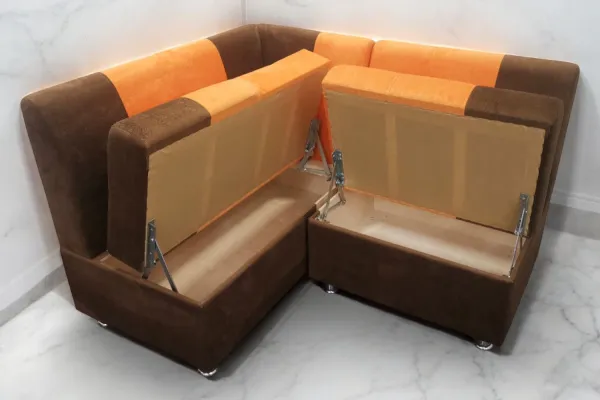 Кухонный угловой диван Лана-1 с ящиками - Кухонные диваны