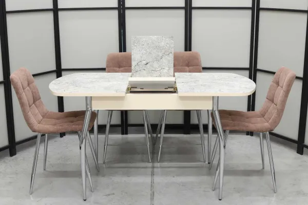 Обеденная группа Милт Кватро мокка - Обеденные группы