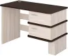 Компьютерный стол СД-15С - корпус карамель, полки венге