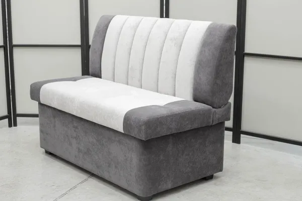 Кухонный прямой диван Алюр с ящиком (антивандальный) - Кухонные диваны